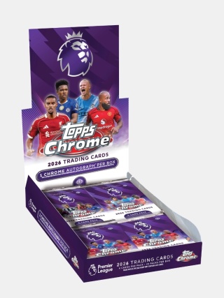 2026 Topps Chrome Premier League Hobby Box