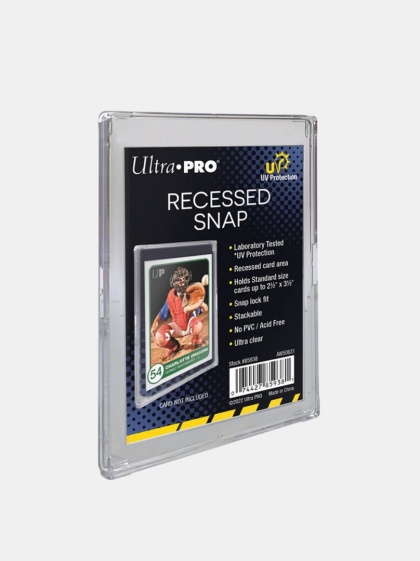 Holder Ultra PRO UV Recessed Snap – przezroczysty holder z ochroną UV