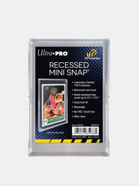 Holder Ultra PRO UV Recessed Snap – przezroczysty holder z ochroną UV