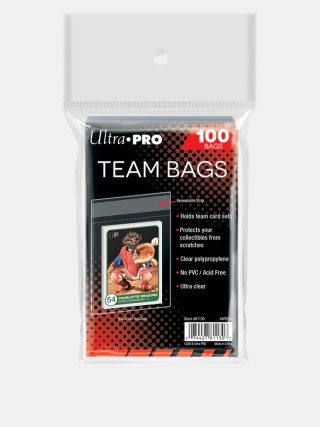 Koszulki ochronne Ultra PRO Team Bags – samoprzylepne 100 szt.