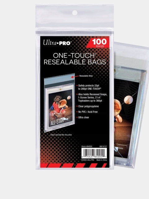 Koszulki ochronne Ultra PRO Resealable Bags – na holdery 100 szt.