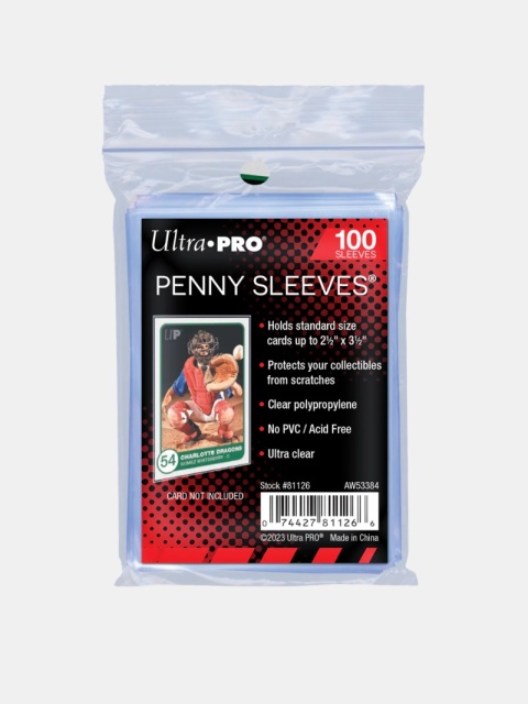 Koszulki ochronne Ultra PRO Penny Sleeves 2.5" x 3.5" – miękkie do kart (100 sztuk)