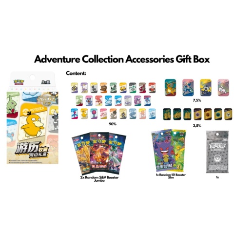 Pokémon Adventure Collection Gift Box – zestaw boosterów CHIŃSKA EDYCJA