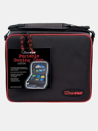 Torba na ramię Ultra PRO Portable Gaming Case – z czerwonym obszyciem (6 przegródek)