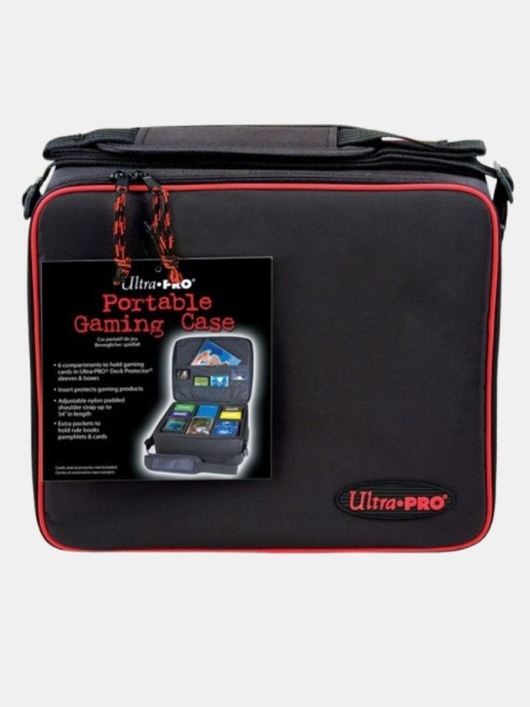 Torba na ramię Ultra PRO Portable Gaming Case – z czerwonym obszyciem (6 przegródek)
