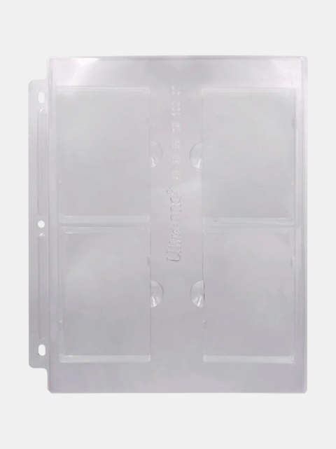 Strona do segregatora Ultra PRO 4‑Pocket Page – na holdery ONE‑TOUCH