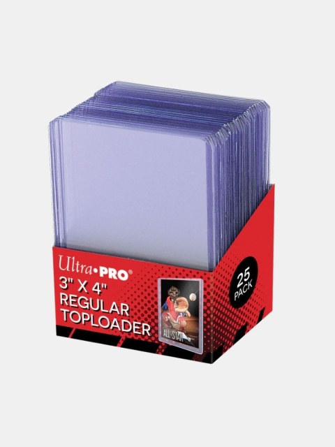 Toploader Ultra PRO 35pt 3" x 4" – przezroczyste, standardowe (25 szt.)