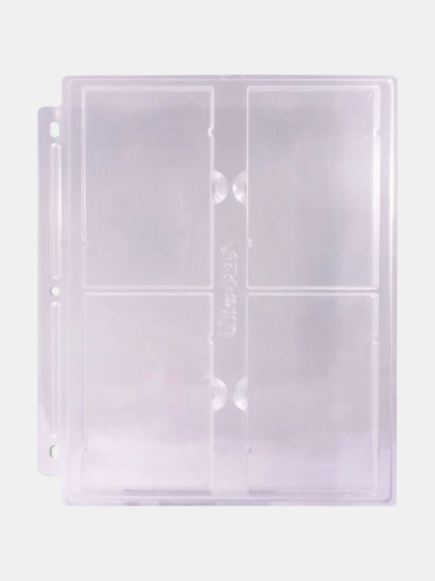 Strona do segregatora Ultra PRO 4‑Pocket Page – na 4 karty graded