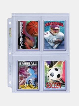 Strona do segregatora Ultra PRO Premium Secure Pages – 4 kieszenie na Toploadery 1 szt.