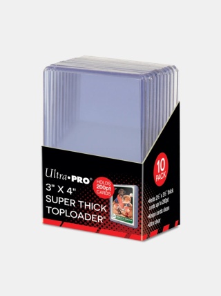 Toploader Ultra PRO 200pt 3" x 4" Super Thick – 10 szt.
