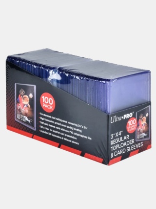 Toploader Ultra PRO 35pt 3" x 4" Soft Sleeves 3" x 4" – zestaw 100 szt. do kart standardowyc