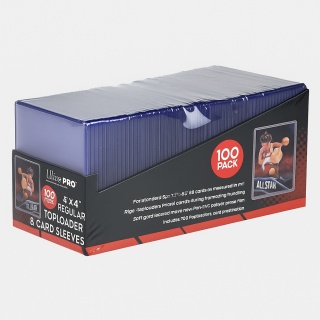 Toploader Ultra PRO 35pt 3" x 4" Soft Sleeves 3" x 4" – zestaw 100 szt. do kart standardowyc