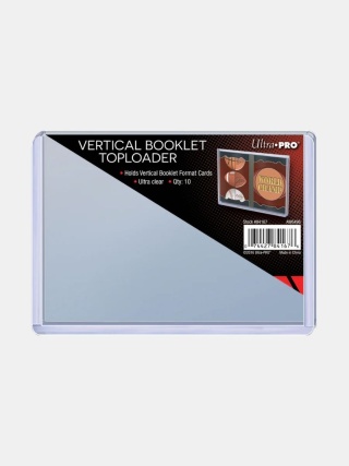 Toploader Ultra PRO Vertical Booklet Card – 10 szt. do kart składanych (booklet)