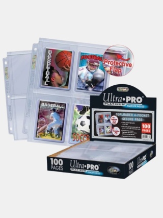 Strona do segregatora Ultra PRO Premium Secure Pages – 4 kieszenie na Toploadery 1 szt.