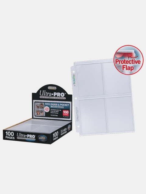 Strona do segregatora Ultra PRO Premium Secure Pages – 4 kieszenie na Toploadery 1 szt.