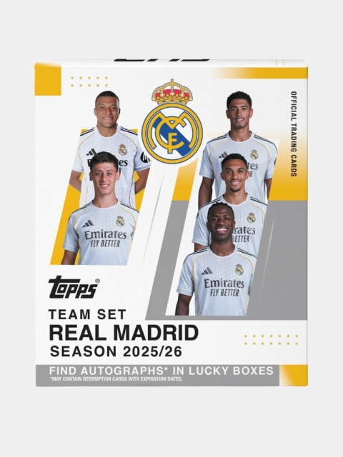 2025-26 Topps Real Madrid Team Set Box