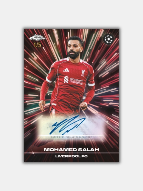 2025/26 Topps Chrome UEFA Club Competitions Hanger Box