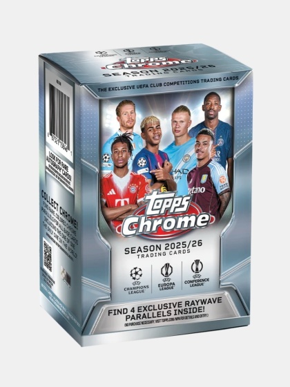 2025/26 Topps Chrome UEFA Club Competitions Value Box