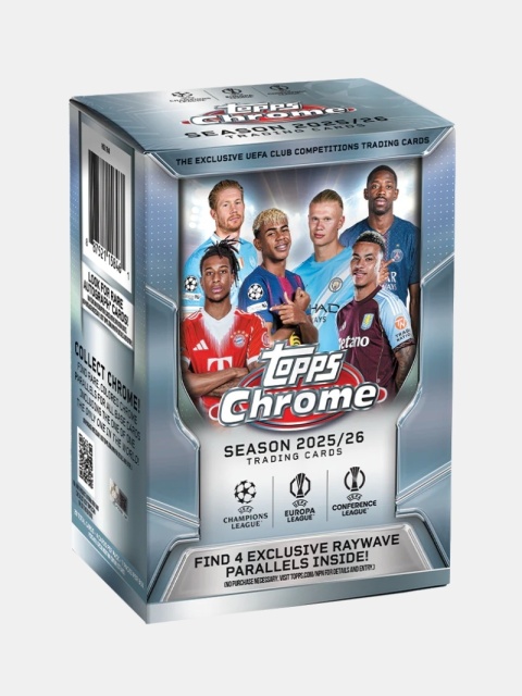 2025/26 Topps Chrome UEFA Club Competitions Value Box