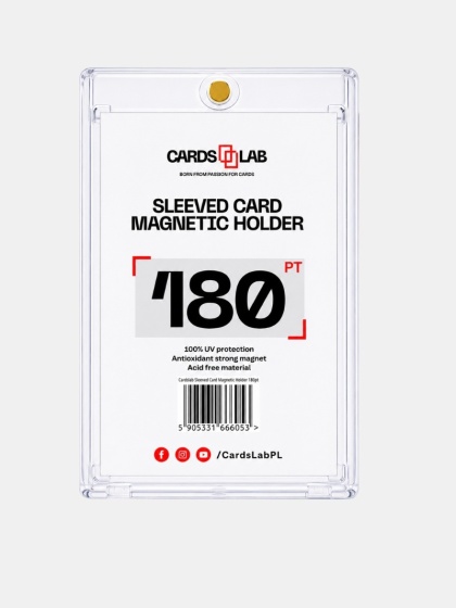 Holder Sleeved Cards Lab- Magnetyczny holder na kartę w koszulce 180pt