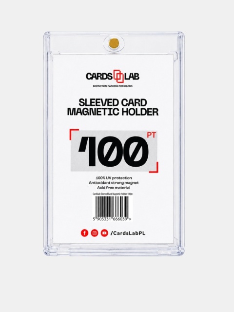 Holder Sleeved Cards Lab- Magnetyczny holder na kartę w koszulce 100pt