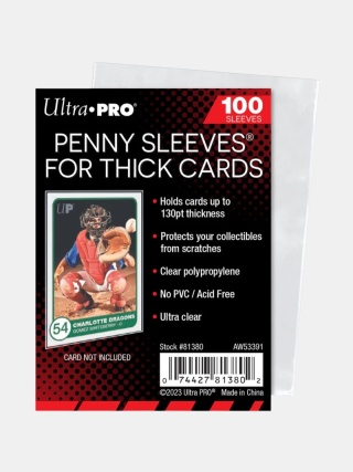 Koszulki Ochronne Ultra Pro do Grubych Kart - Thick Card Sleeves 130PT