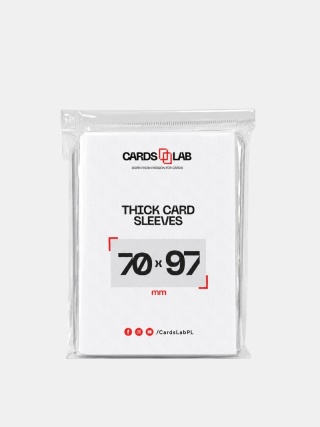 Koszulki Ochronne Card Lab do Grubych Kart - Thick Card Sleeves 70 × 97 mm