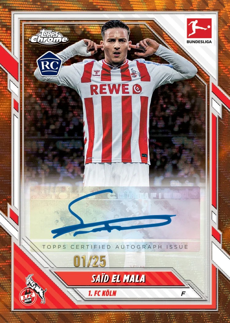 2025-26 Topps Chrome Bundesliga Autograf