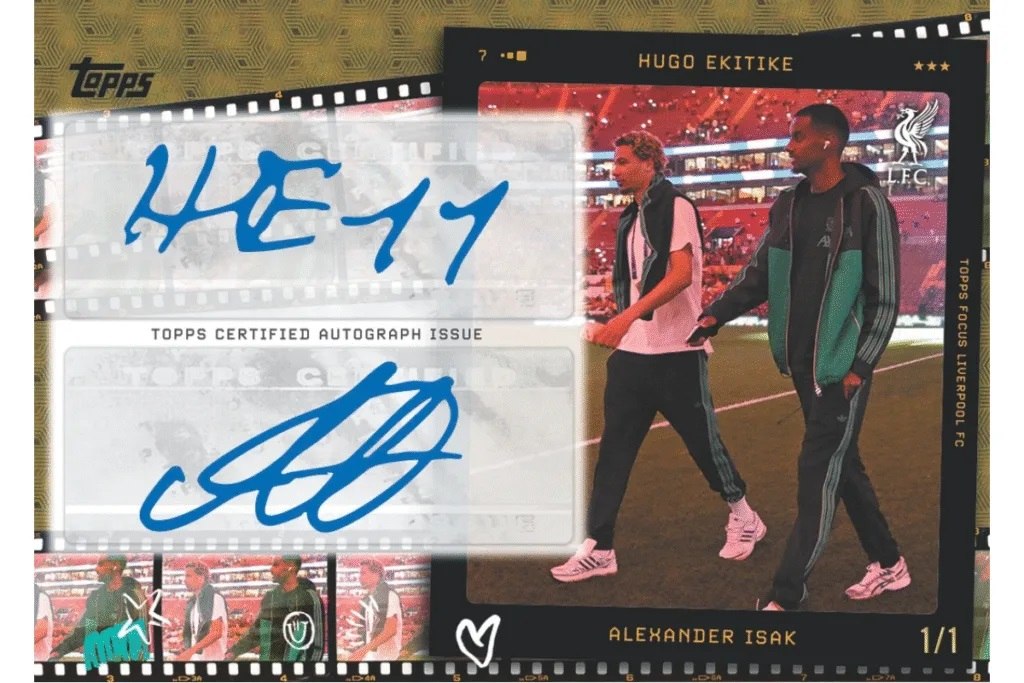 Topps Focus Liverpool 2025/26 Synergy Dual Autographs