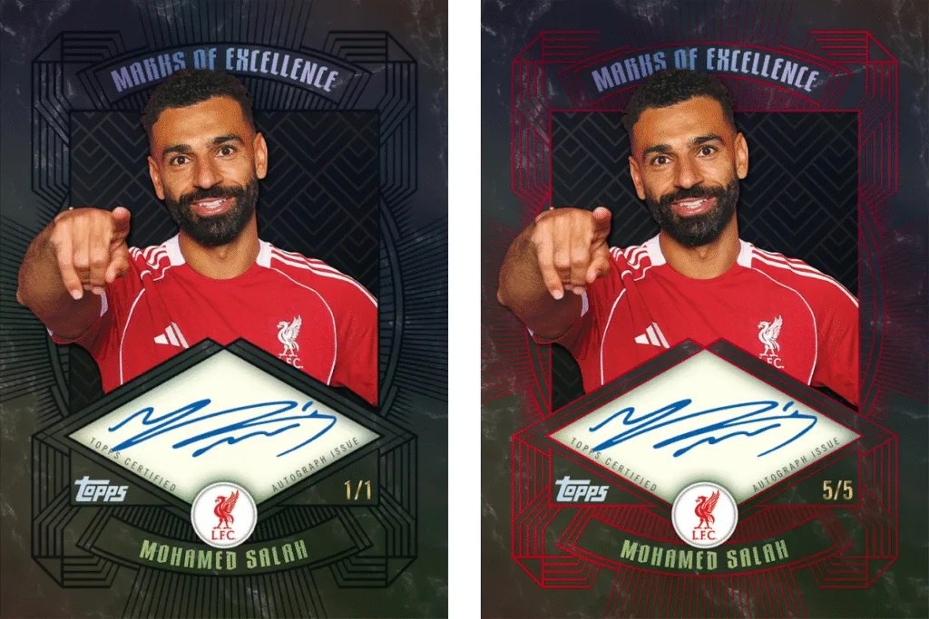 Topps Focus Liverpool 2025/26 Marks of Excellence Mohamed Salah