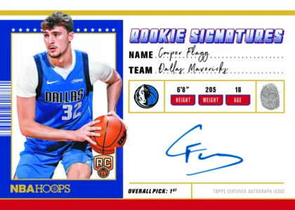 Rookie Signatures Cooper Flagg