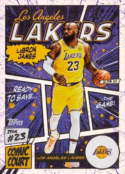 2025-26 Topps Hoops Basketball Comic Court